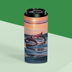 Can Cooler - 2 Dolphin Sunset