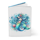 Sleeping Mermaid Hardcover Journal