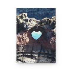 Heart Rock Hardcover Journal