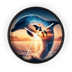 3 Dolphin Wall Clock