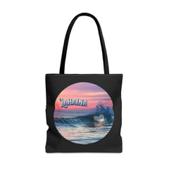 Lahaina Heart Wave Tote Bag