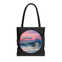 Lahaina Heart Wave Tote Bag