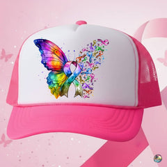 Rainbow design cap
