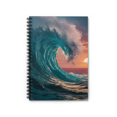 Blue Wave Notebook