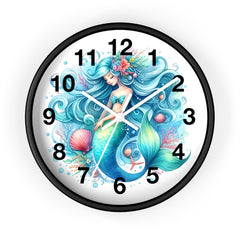 Mermaid Fantasy Wall Clock – Silent, Eco-Friendly, and Stylish