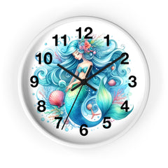 Mermaid Fantasy Wall Clock – Silent, Eco-Friendly, and Stylish