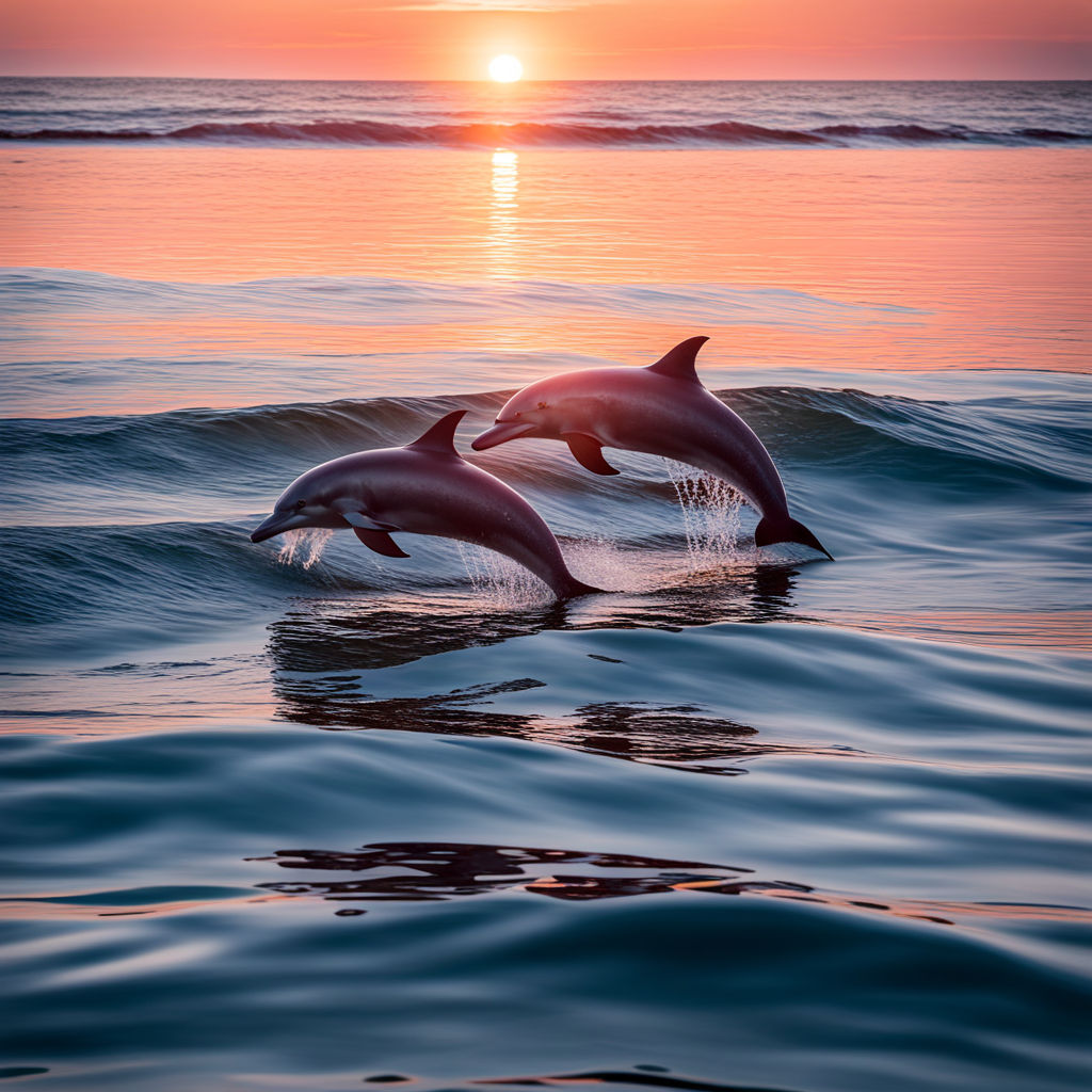 2 Dolphin Sunset