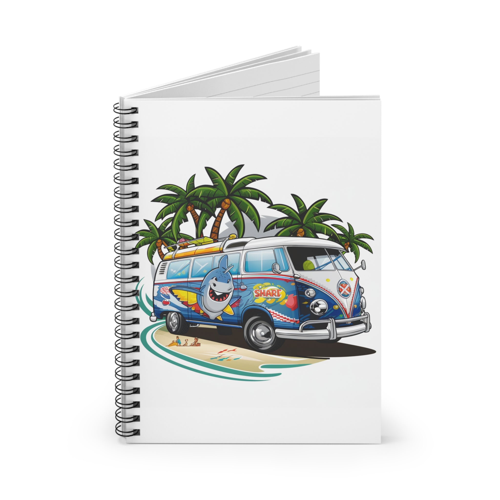 Surf Van Shark Notebook