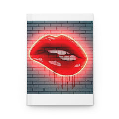 Lip Bite Hardcover Journal