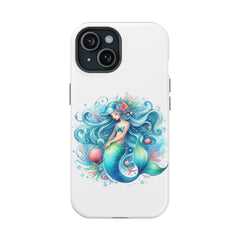 Dreamy Mermaid White Case for phone – Impact Resistant