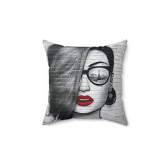 Modern Spun Polyester Square Pillow