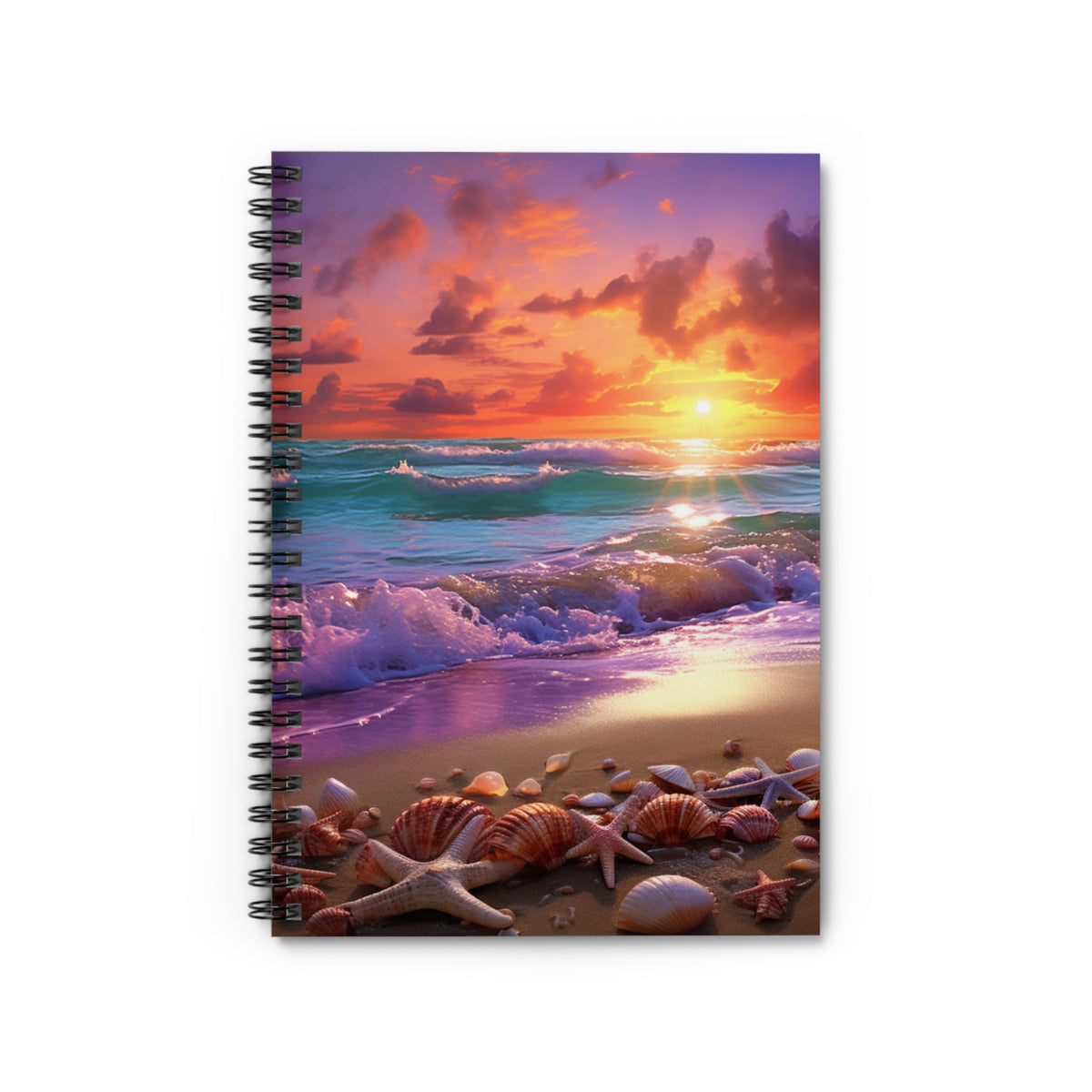Tropical Starfish Sunset Notebook