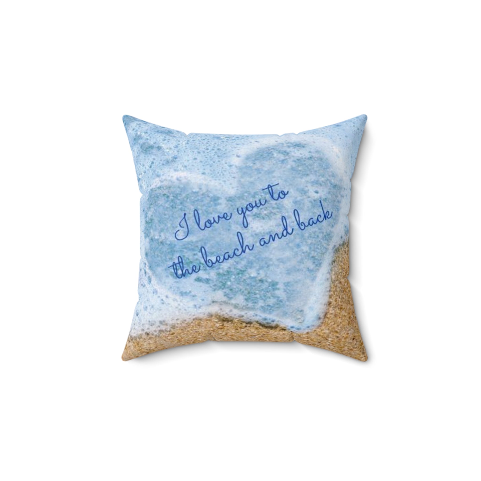 Ocean Spun Polyester Square Pillow