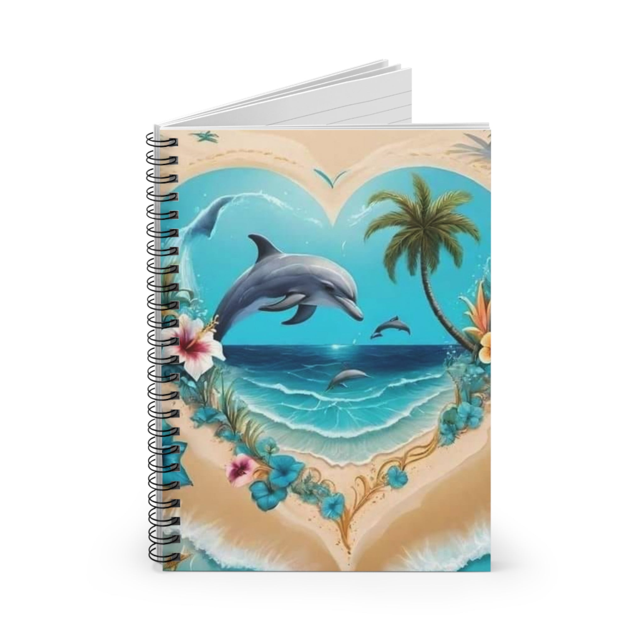 Waves of Joy Dolphin Notebook