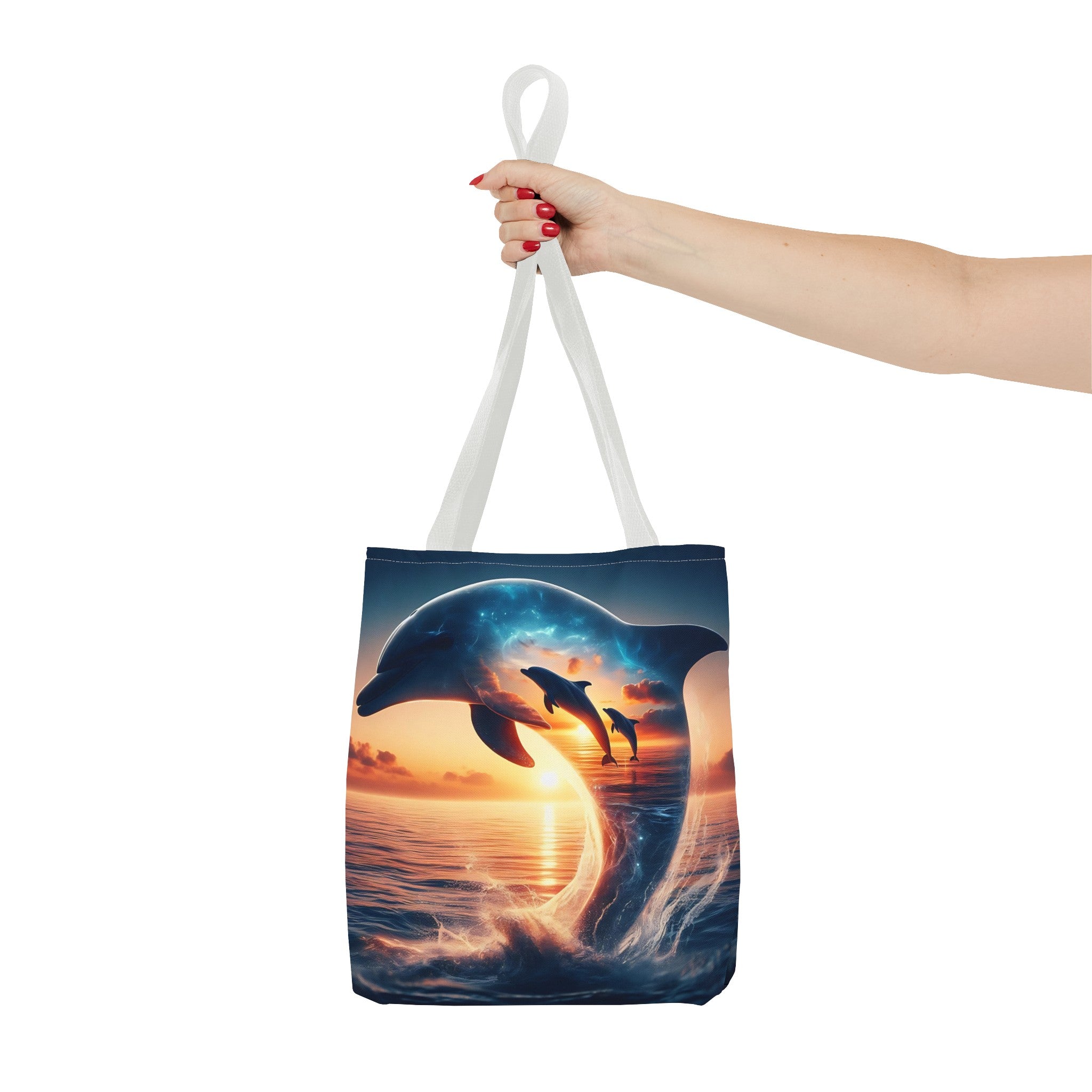 3 dolphin Tote Bag (AOP)