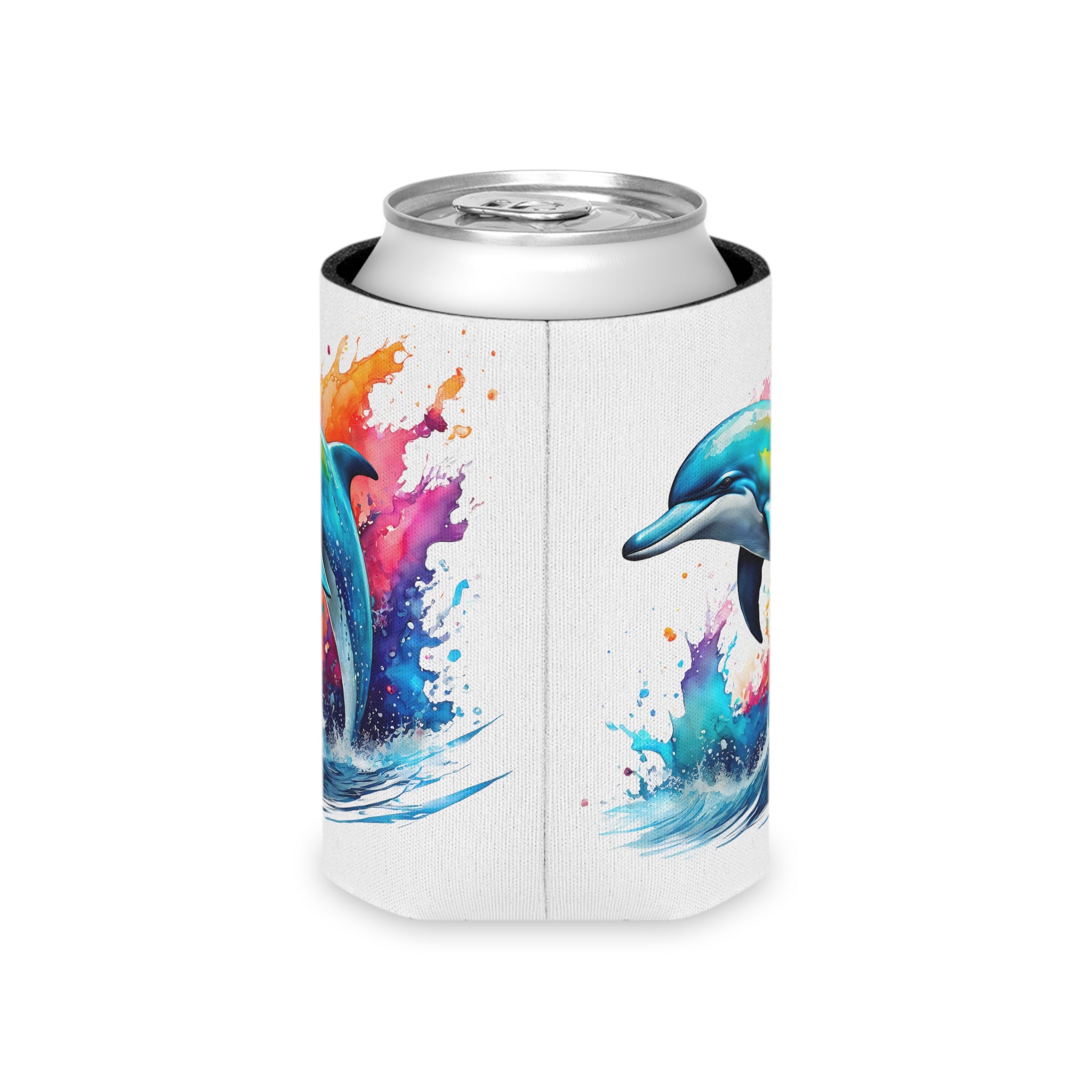 Can Cooler -Rainbow Dolphin