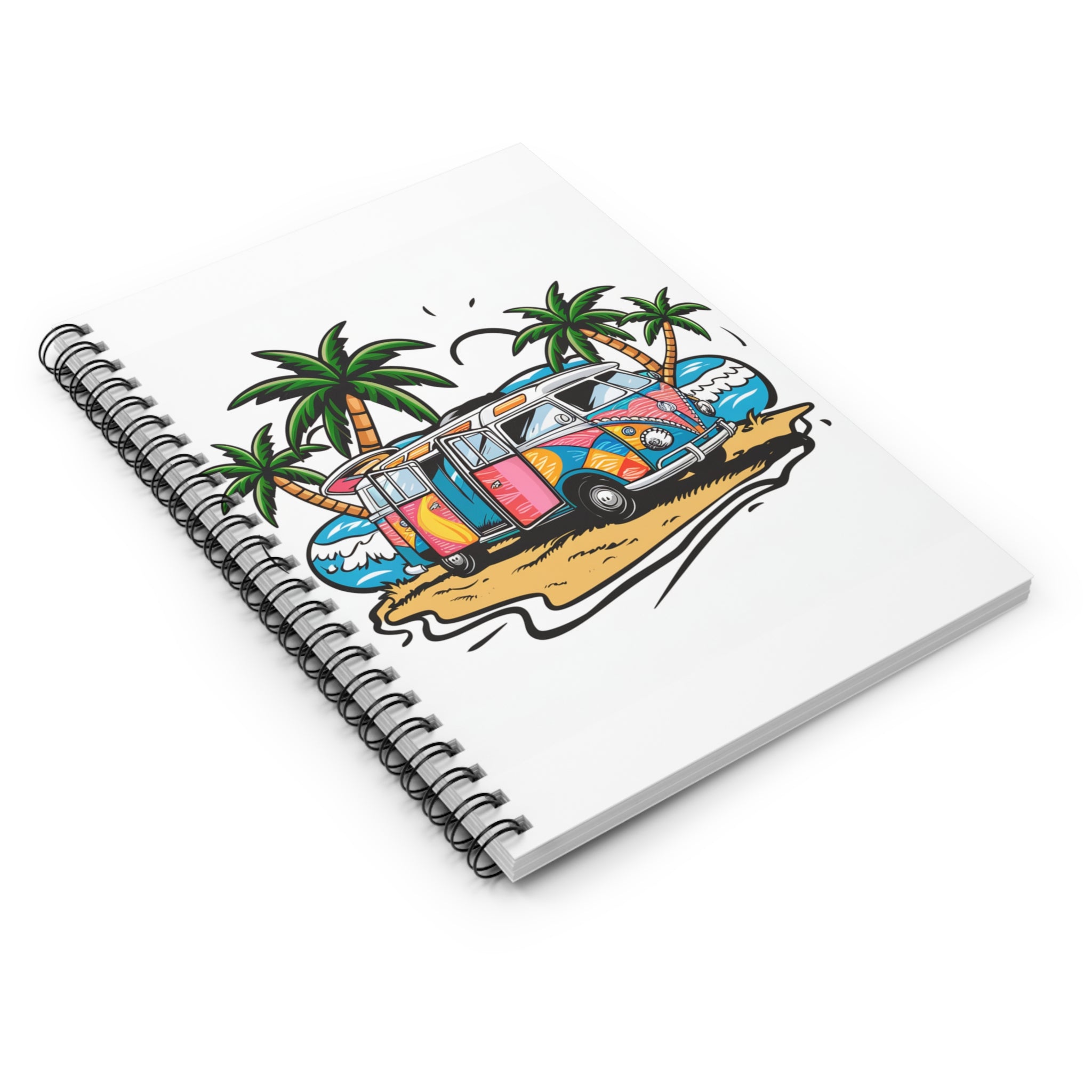 Tropical Surf Van Notebook