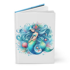 Sleeping Mermaid Hardcover Journal