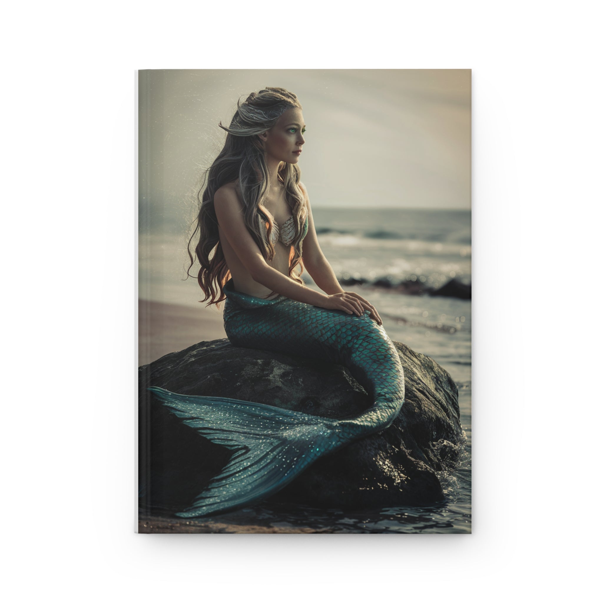 Serene Mermaid Hardcover Journal