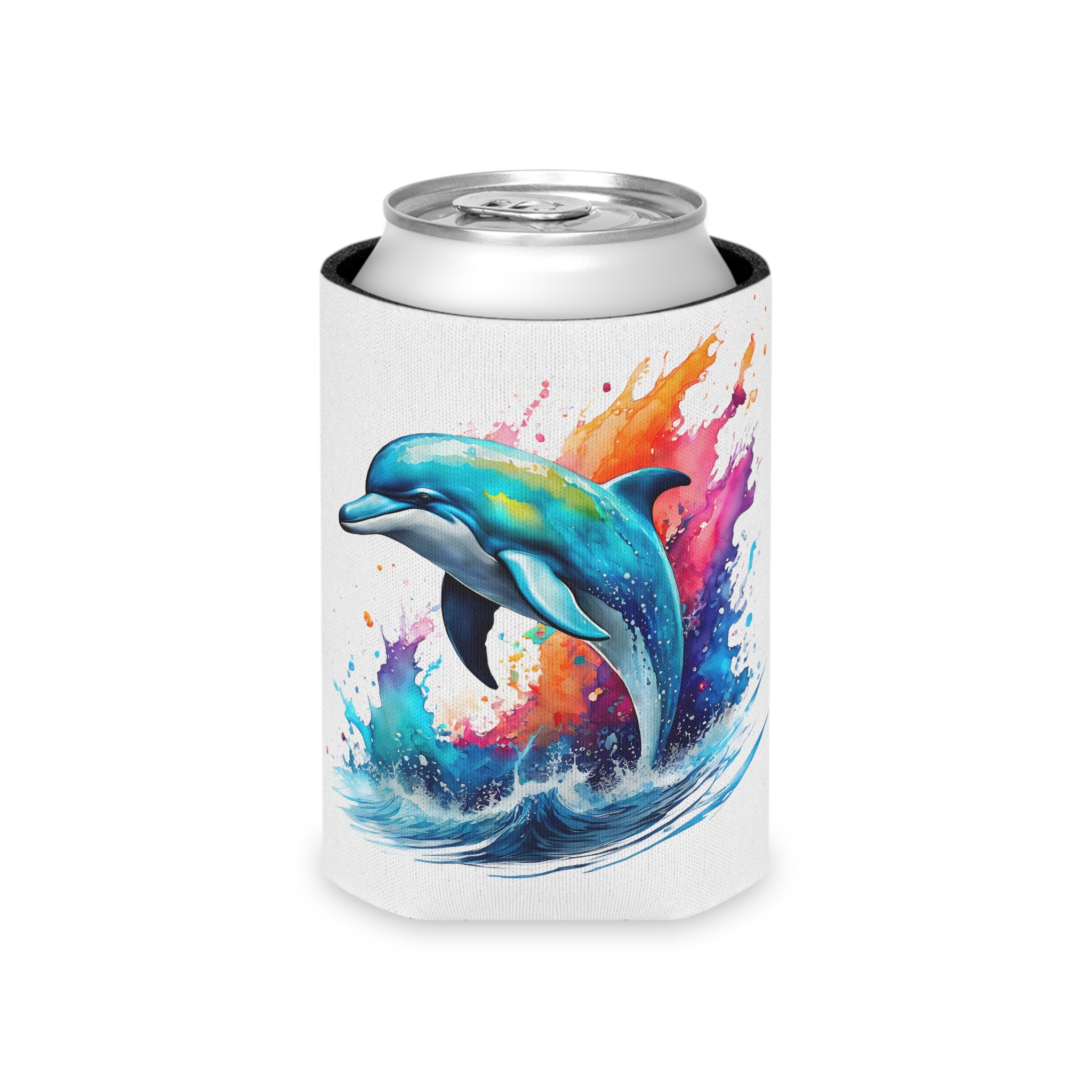 Can Cooler -Rainbow Dolphin