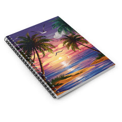 Palm Paradise Sunset Notebook
