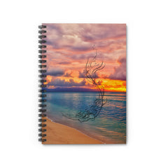 Rainbow Sunset Mermaid Notebook