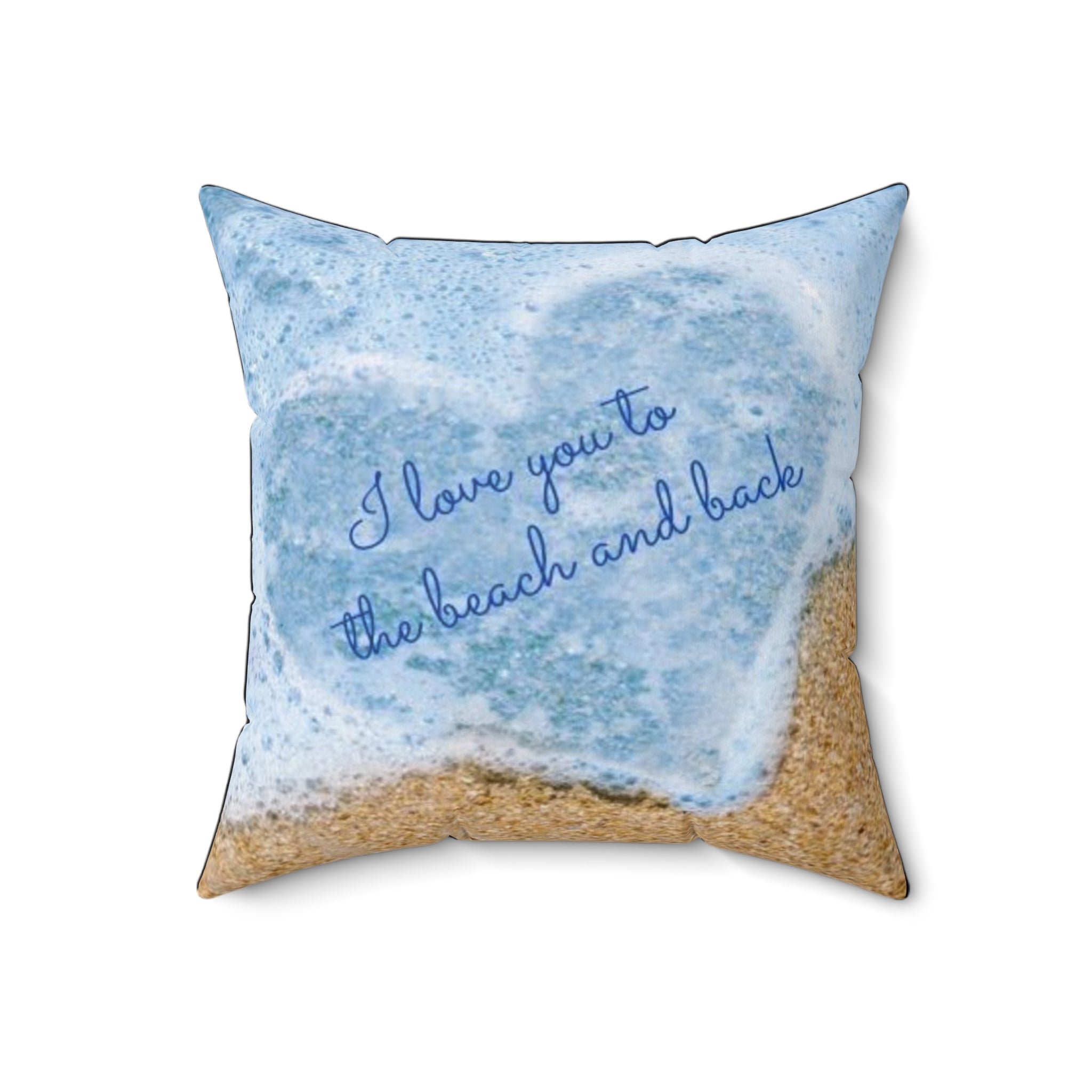 Ocean Spun Polyester Square Pillow