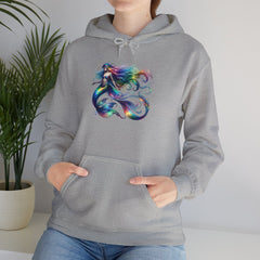 Rainbow Mermaid Hooded Sweatshirt Unisex Heavy Blend