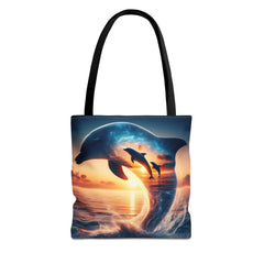 3 dolphin Tote Bag (AOP)