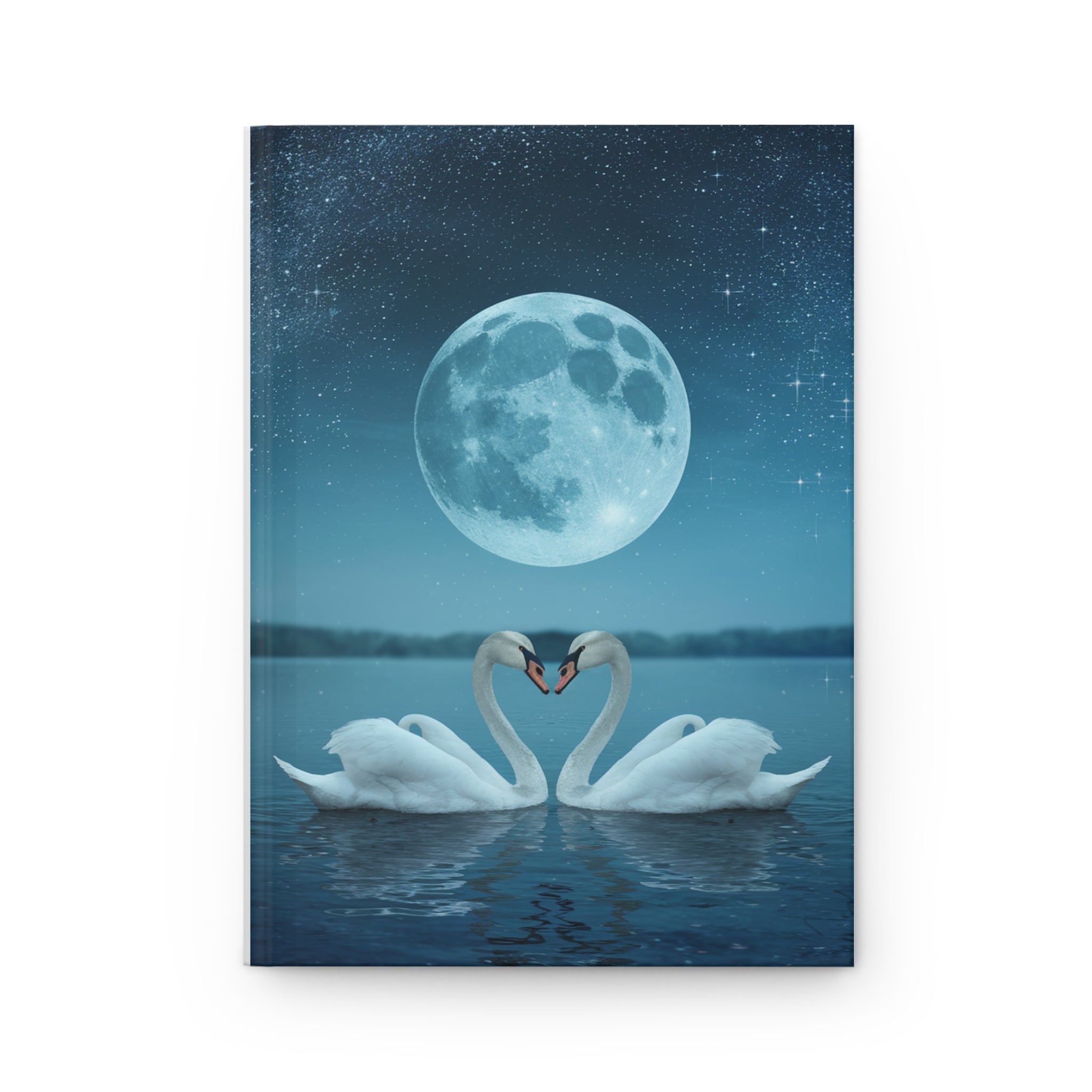 Swan Heart Hardcover Journal