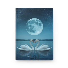 Swan Heart Hardcover Journal