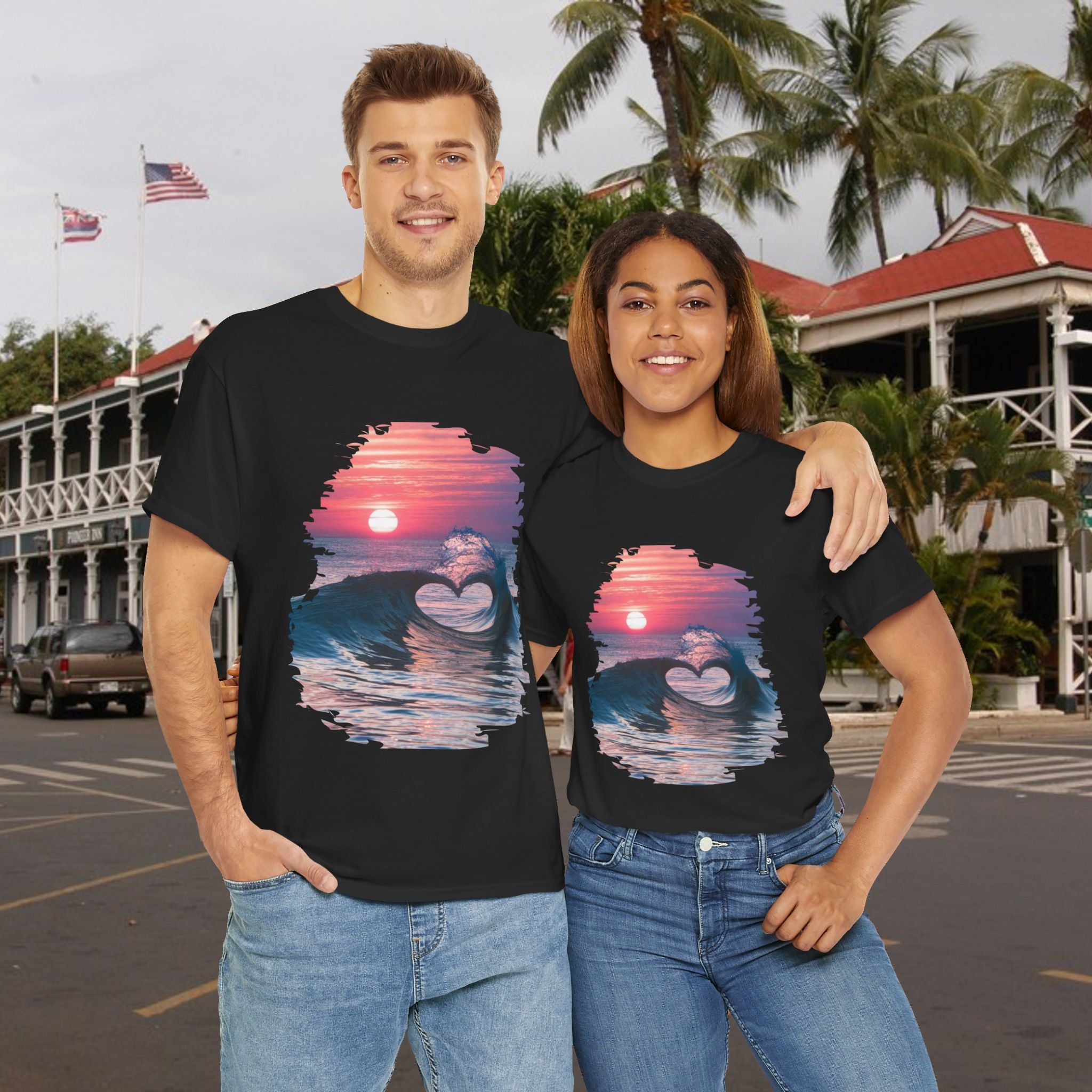 Lahaina Heavy Cotton Tee shirt Unisex