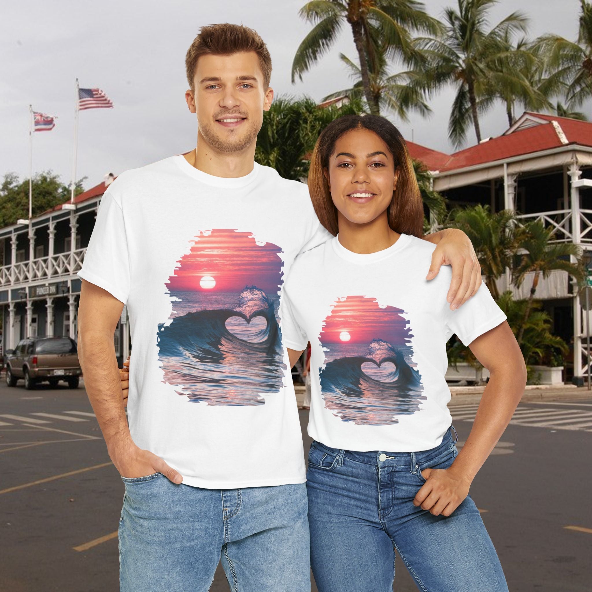 Lahaina Heavy Cotton Tee shirt Unisex