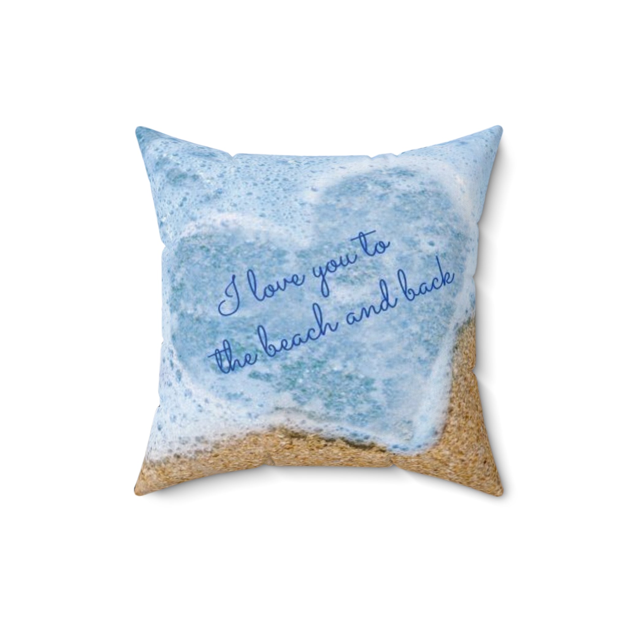 Ocean Spun Polyester Square Pillow