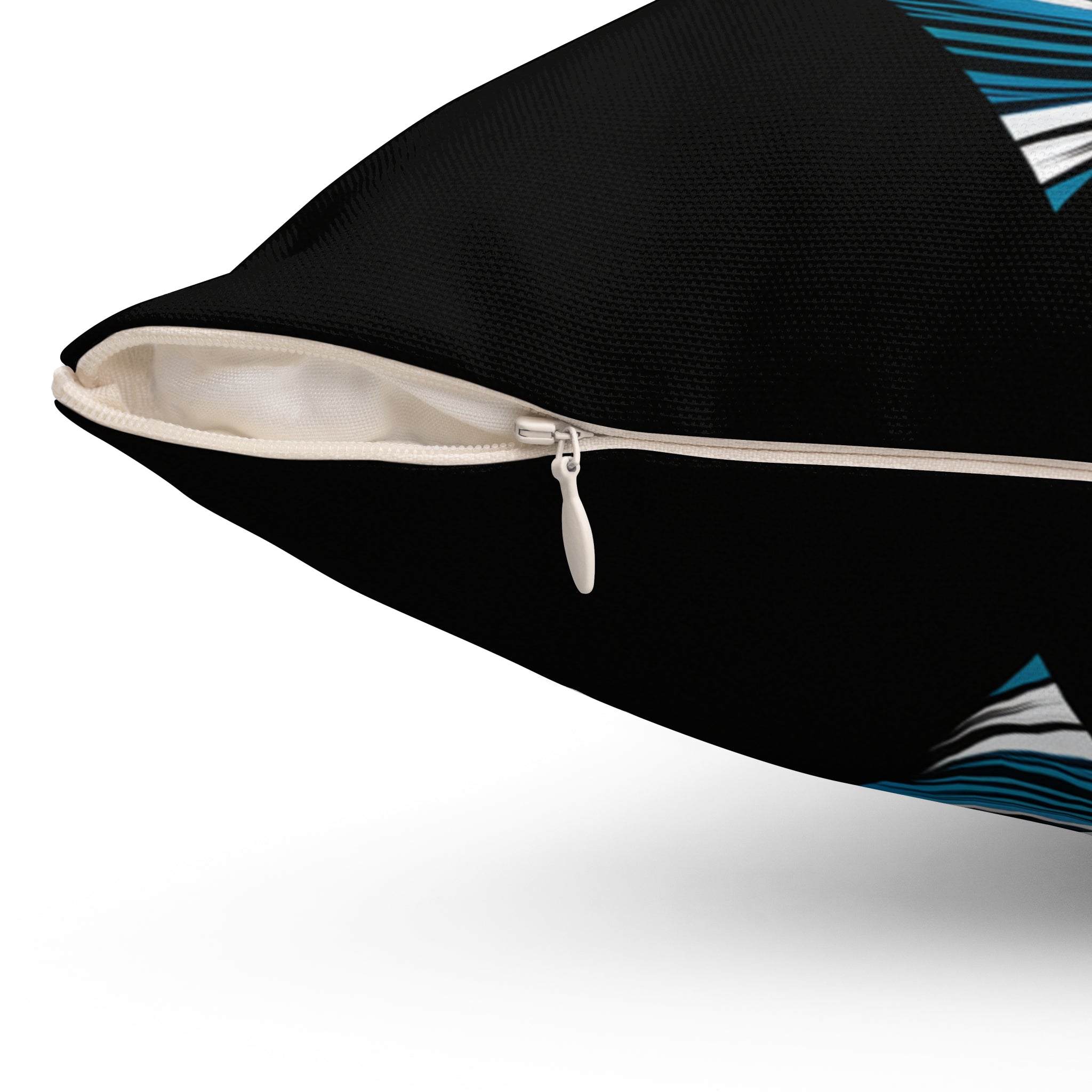 Ocean wave Spun Polyester Square Pillow