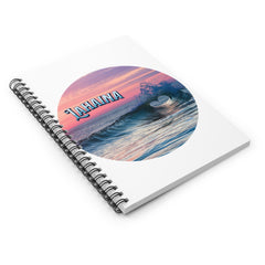 Lahaina Heart Wave Notebook