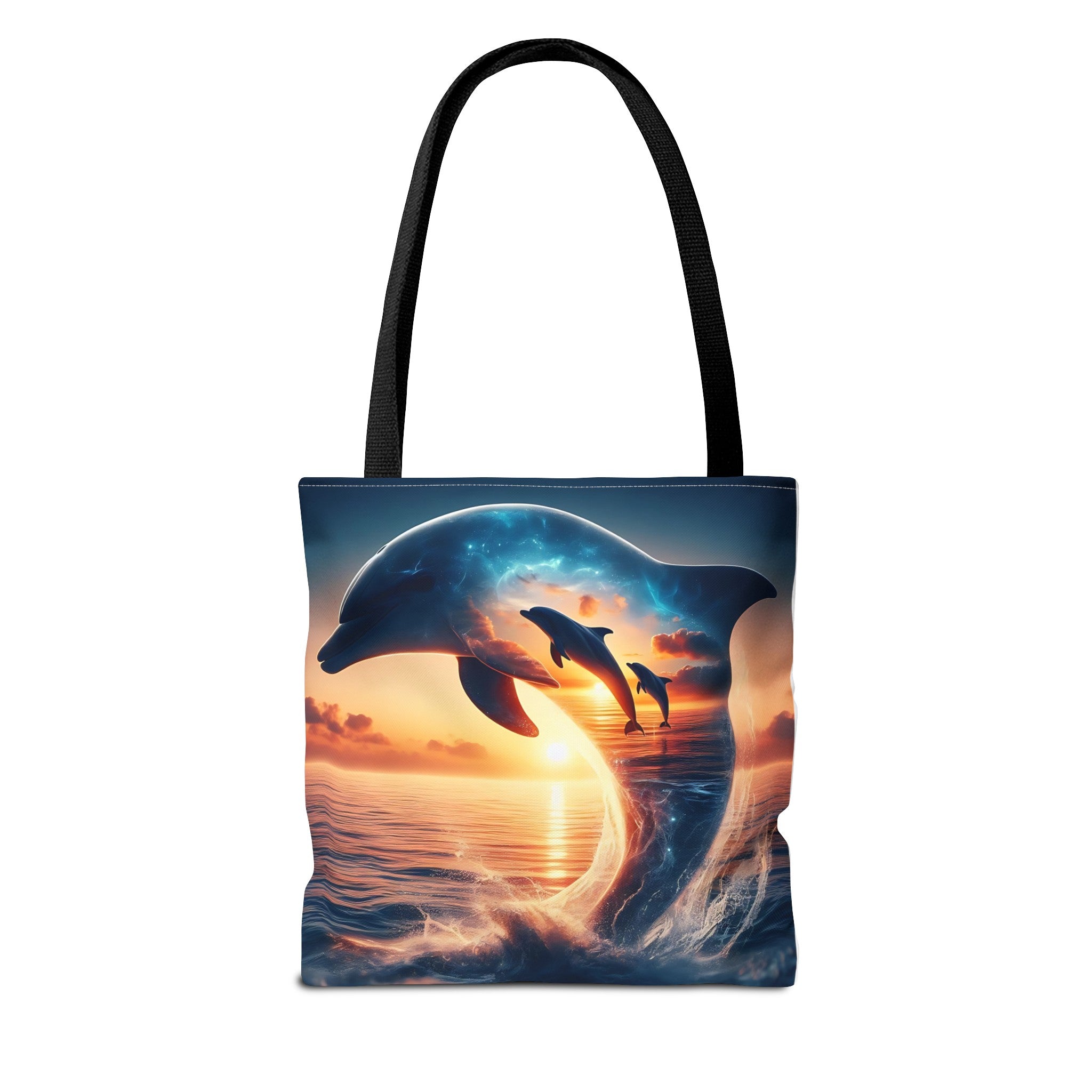 3 dolphin Tote Bag (AOP)