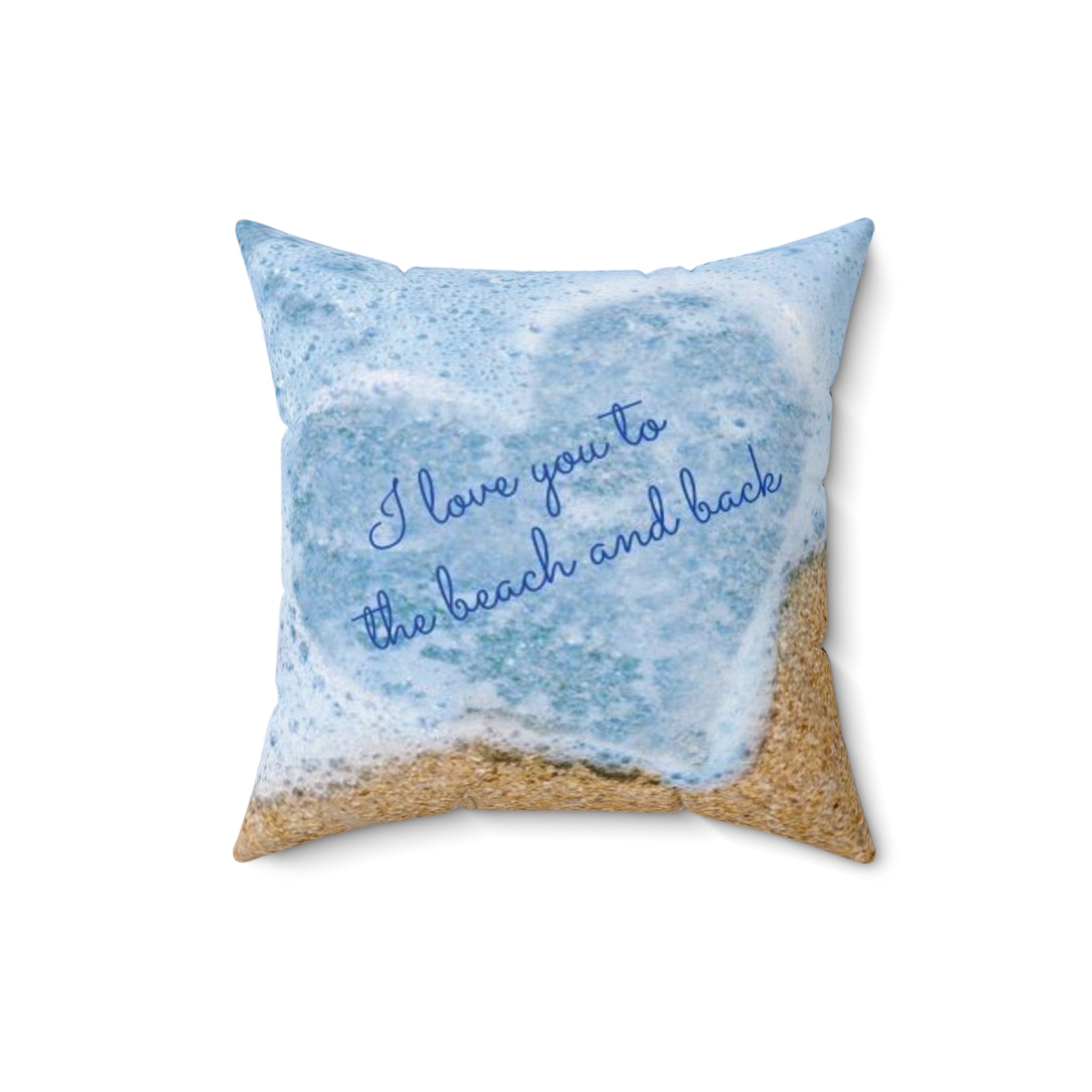 Ocean Spun Polyester Square Pillow