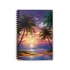 Palm Paradise Sunset Notebook
