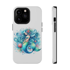 Dreamy Mermaid White Case for phone – Impact Resistant