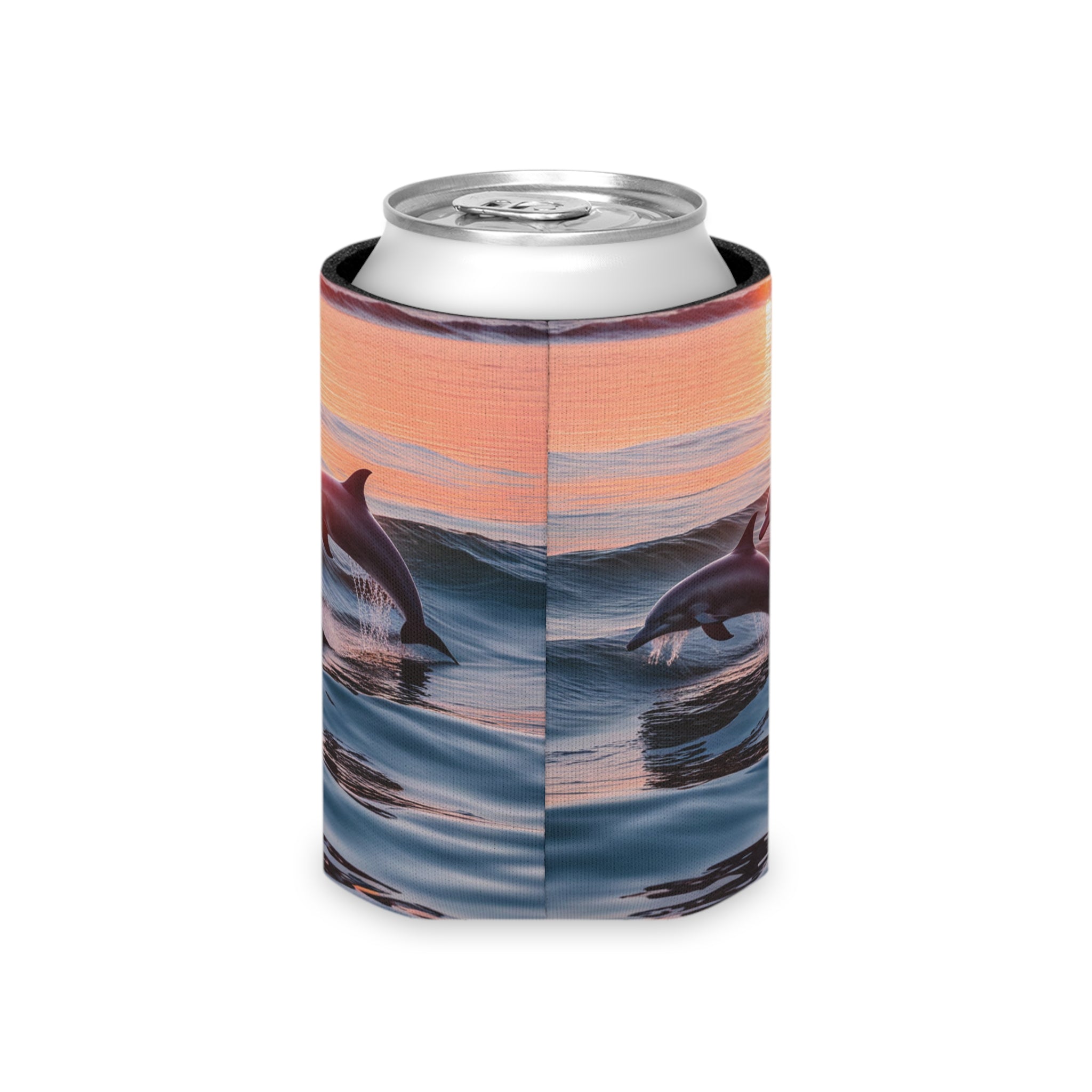 Can Cooler - 2 Dolphin Sunset