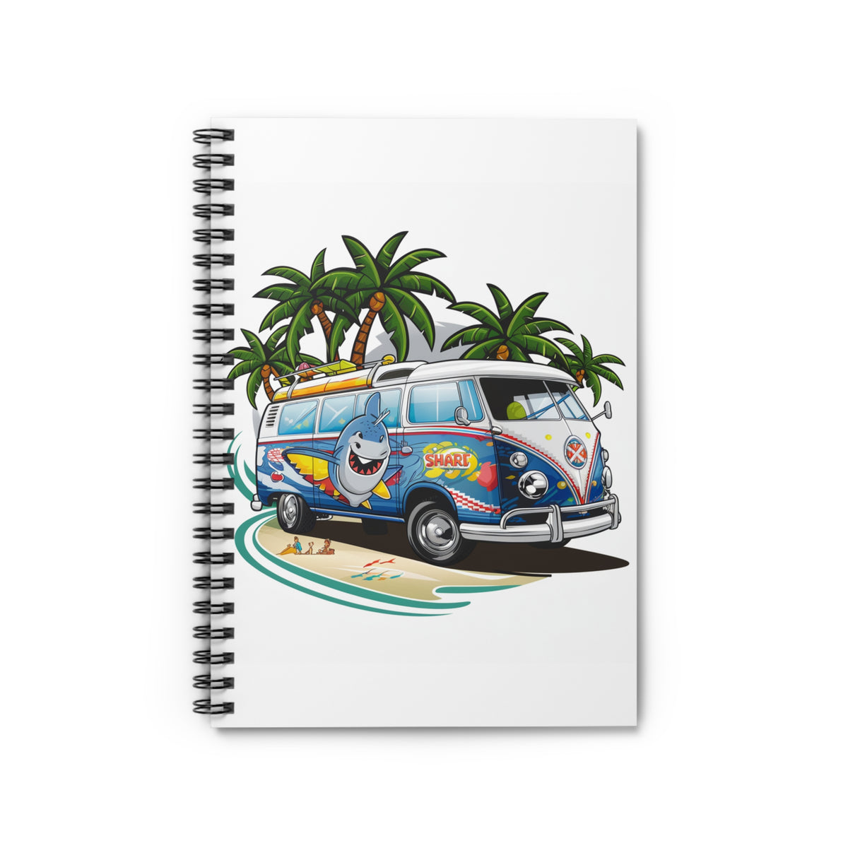 Surf Van Shark Notebook