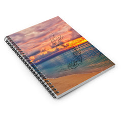 Rainbow Sunset Mermaid Notebook