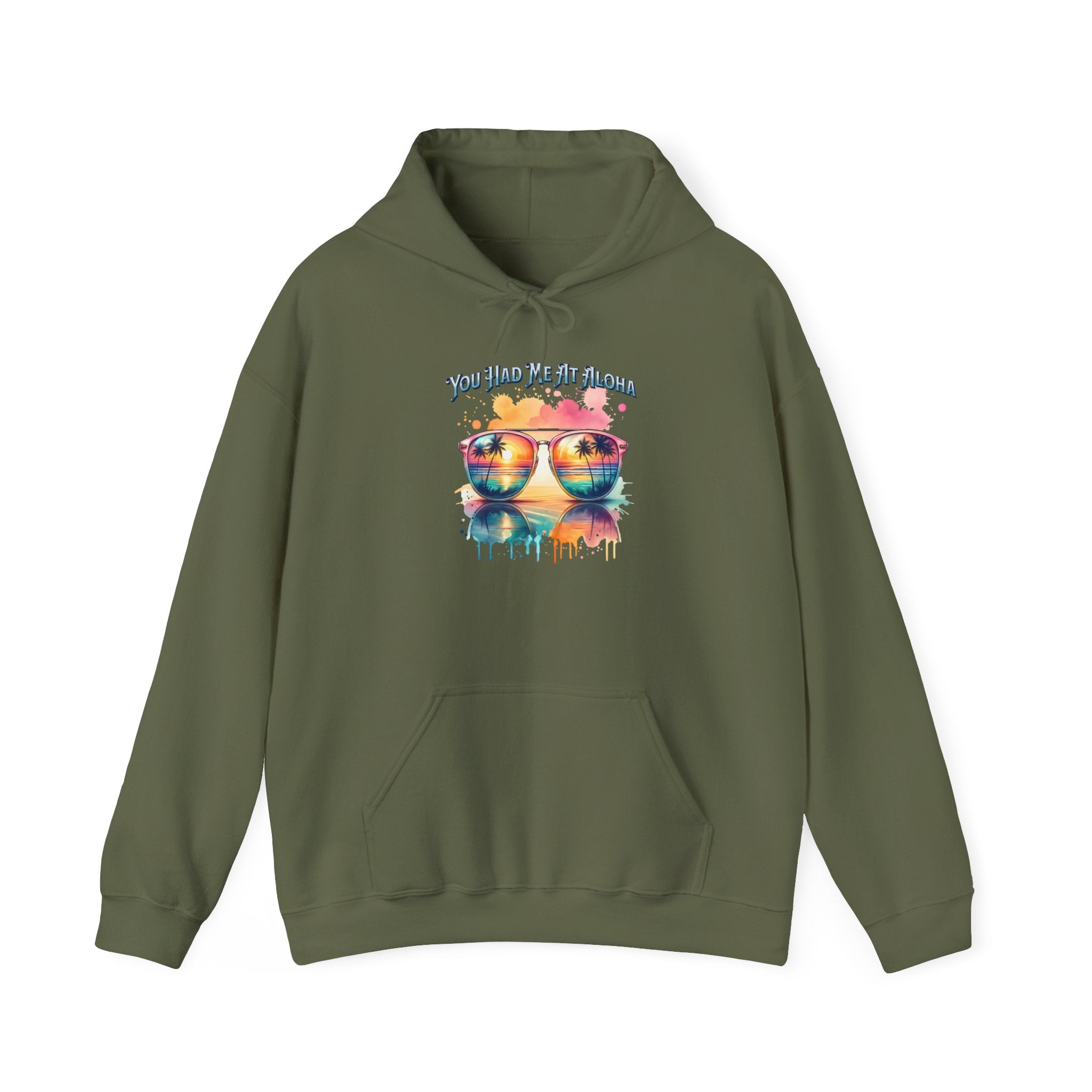 You Had Me At Aloha Hooded Sweatshirt Unisex Heavy Blend