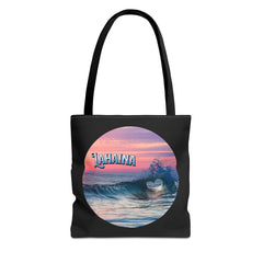 Lahaina Heart Wave Tote Bag