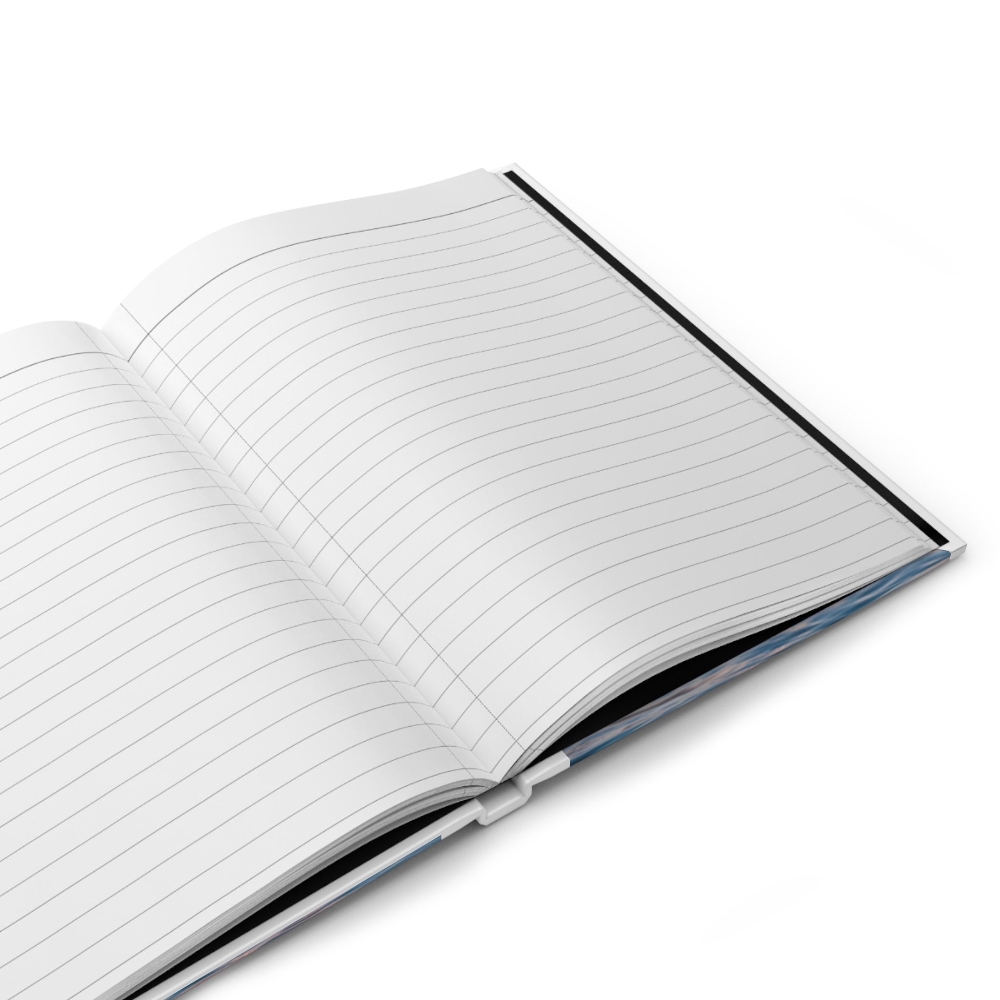 Heart wave Hardcover Journal Matte