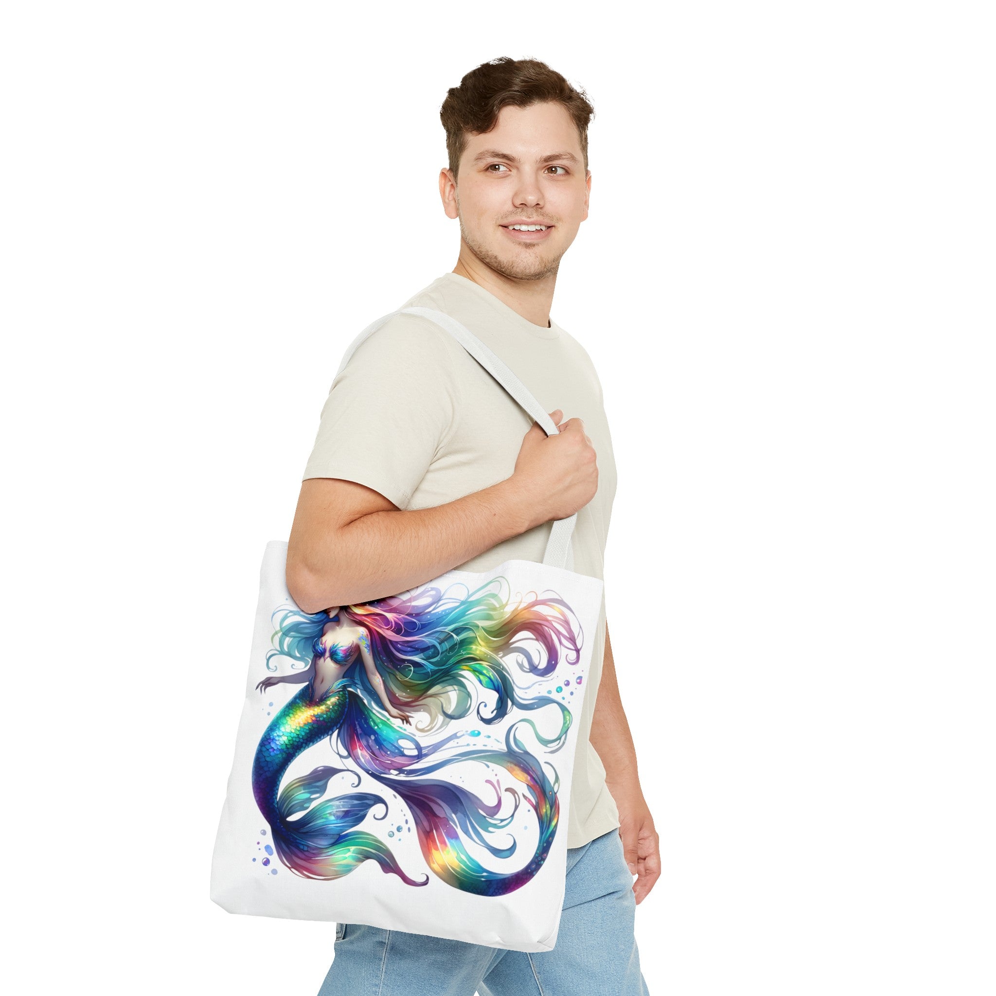 Rainbow mermaid Tote Bag (AOP)