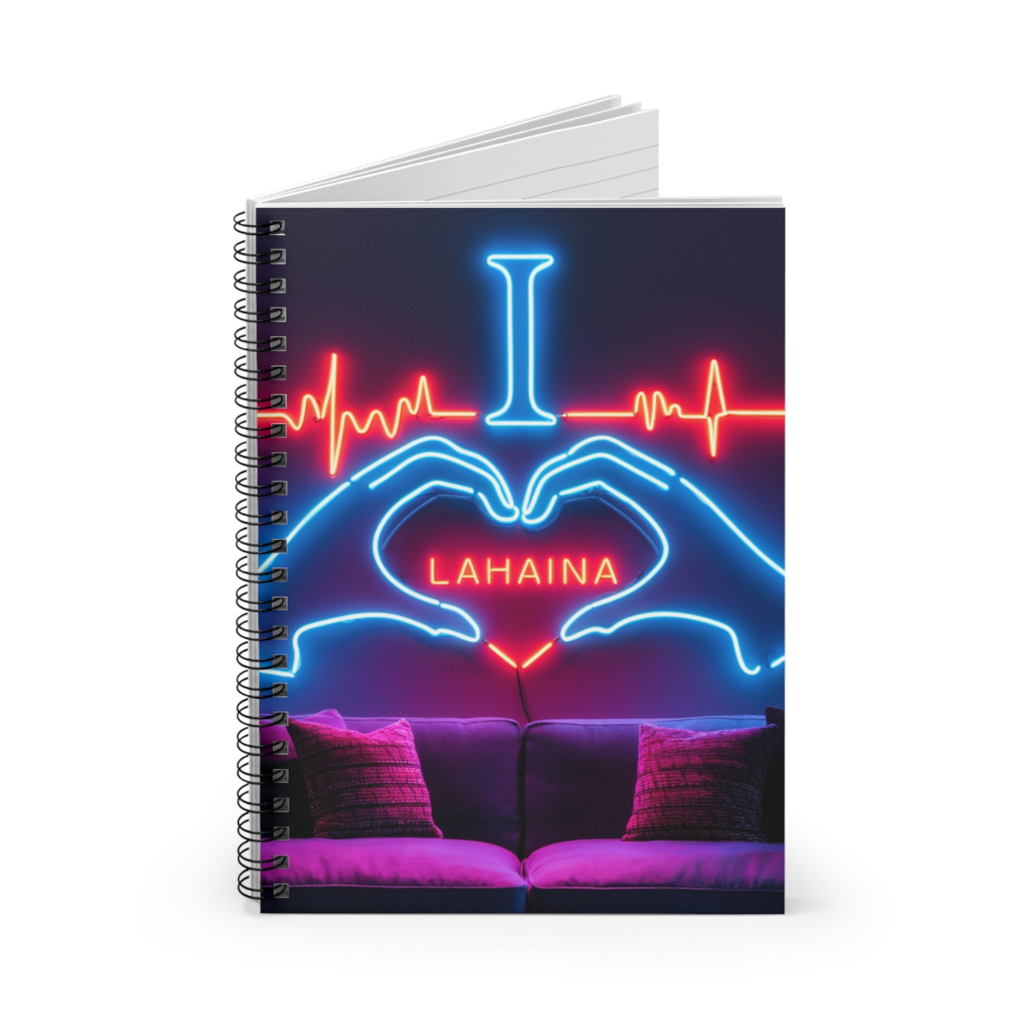 Neon Love Lahaina Notebook