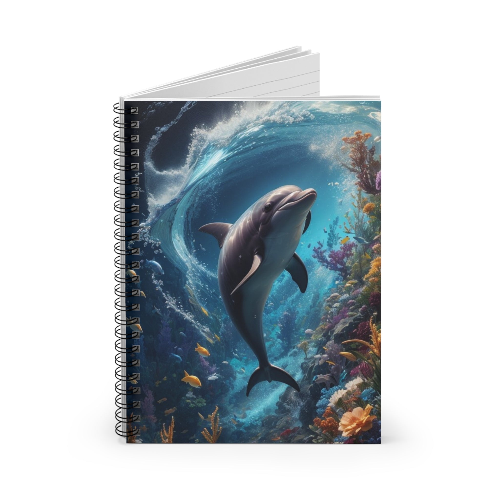 Deep Dive Dolphin Notebook