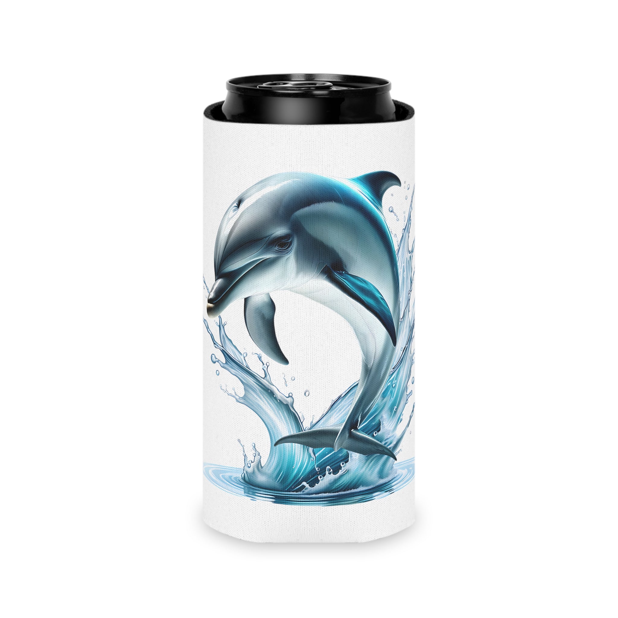 Can Cooler - Dolphin Splash